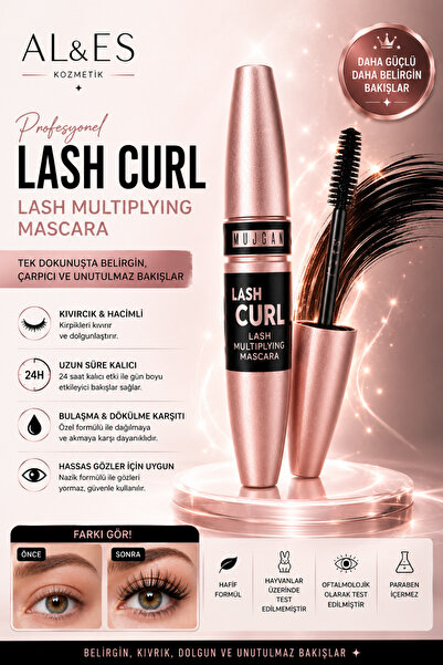 MUJGAN lash curl siyah maskara