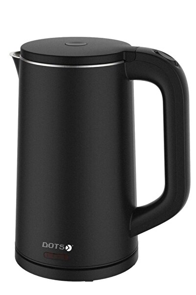 DOTS Double-Layer Kettle, Stainless Steel Interior and Plastic Exterior, 1.5 ...