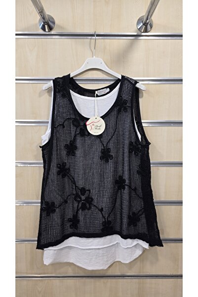 Park Moda Italijanska mrežasta pamučna bluza bez rukava