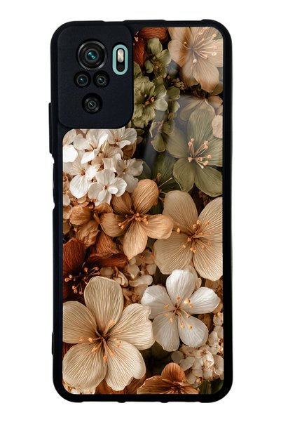 Spoyi حافظة هاتف لامعة بتصميم باقة الخريف لهاتف Xiaomi Redmi Note 10