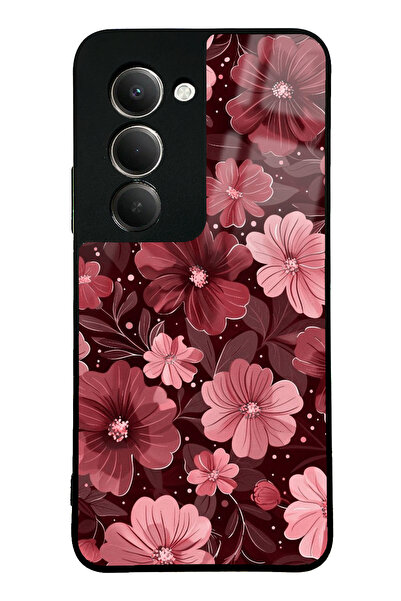 Spoyi Xiaomi Redmi 15 Velvet Burgundy Tasarımlı Glossy Telefon Kılıfı