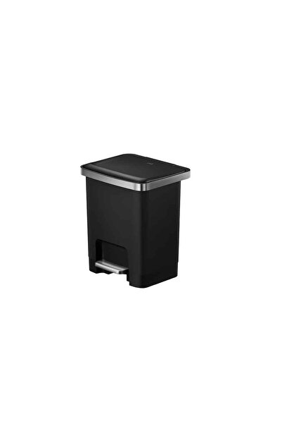 EKO Coș de gunoi cu pedală, EKO, Hana 2, 15 litri, 1 compartiment, negru