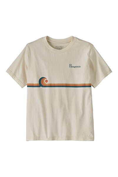 Patagonia Tricou de fete cu imprimeu pentru copii SSNL