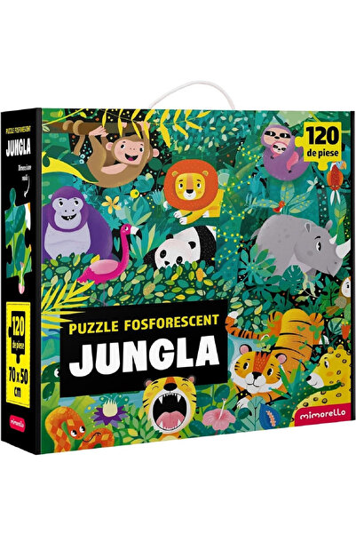 Mimorello Puzzle Fosforescent Jungla, - Editura