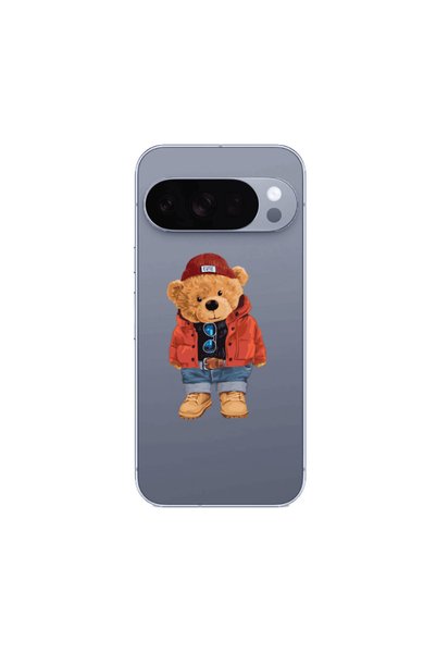 Other Google Pixel 10 Pro XL Bear in a hat Transparent Silicone TPU Θήκη