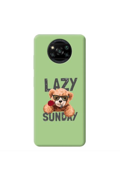 Other Xiaomi Poco X3 /X3 Pro Lazy sunday Light Green Colored Silicone TPU Θήκη
