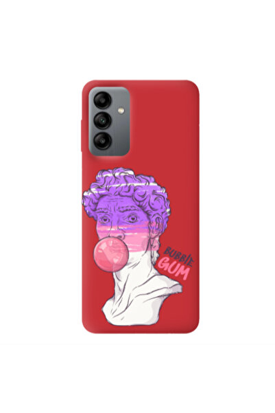 Other Samsung A04S Pin Bubble Red Colored Silicone TPU Θήκη
