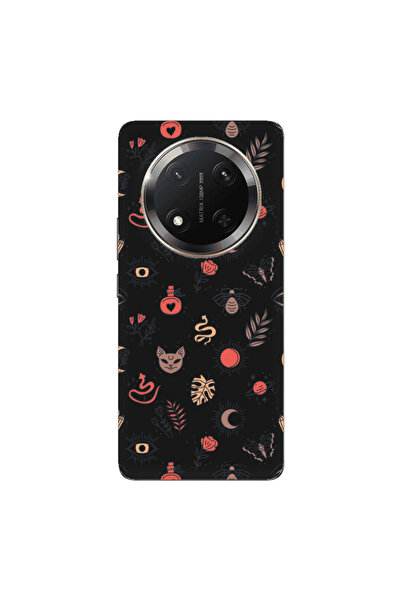 Other Honor Magic 7 Lite Magic potion Black Colored Silicone TPU Θήκη