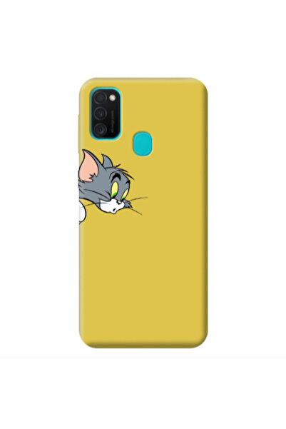 Other Samsung M21 Tom 1 Yellow Colored Silicone TPU Θήκη