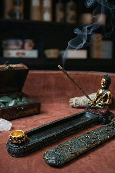 Namaruna Suport antic pentru bețișoare parfumate Buddha