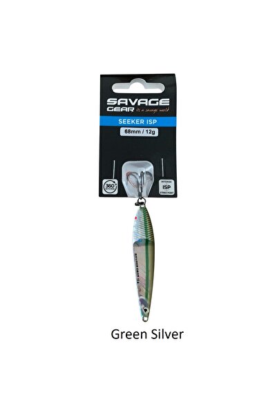 Savage Gear Seeker Isp 68mm 12gr NL Kaşık Suni Yem Green Silver