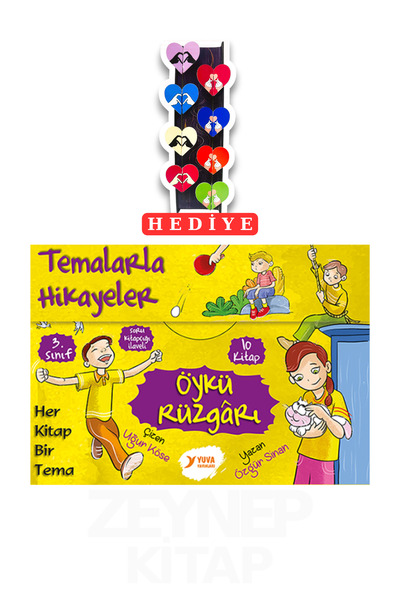 Yuva Yayınları 3.Sınıf Öykü Rüzgarı 10 Kitap Set (8'li Kalp Ayraç Hediye)