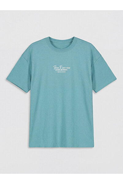 LC Waikiki Vizyon New Season Crew Neck Printed Boys' T-Shirt