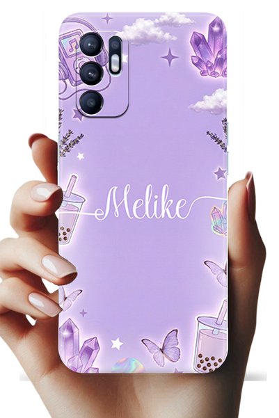 Noprin Oppo Reno 6 Kılıf - İsimli Yazılı Kişiye Özel Kişileştirelebilir Kılıf...