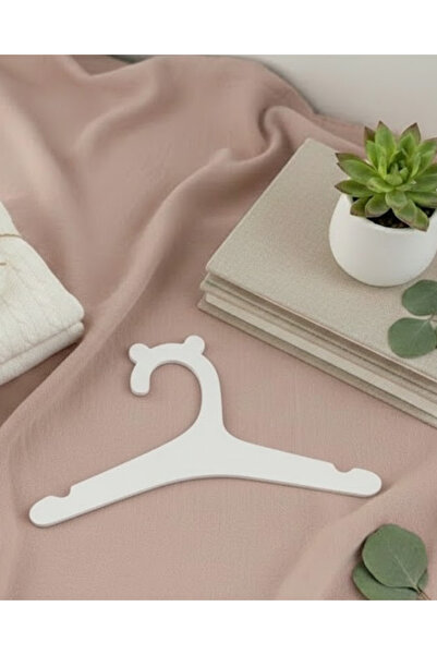 ih ihra Set of 12 Wooden Baby Clothes Hangers - Children's Hangers for Wardrobe