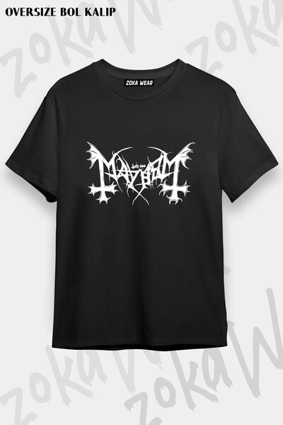 ZOKAWEAR Μπλουζάκι Unisex Loose Fit Mayhem v18 με στάμπα