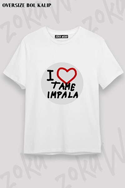 ZOKAWEAR Μπλουζάκι Unisex Loose Fit με στάμπα Tame Impala v13