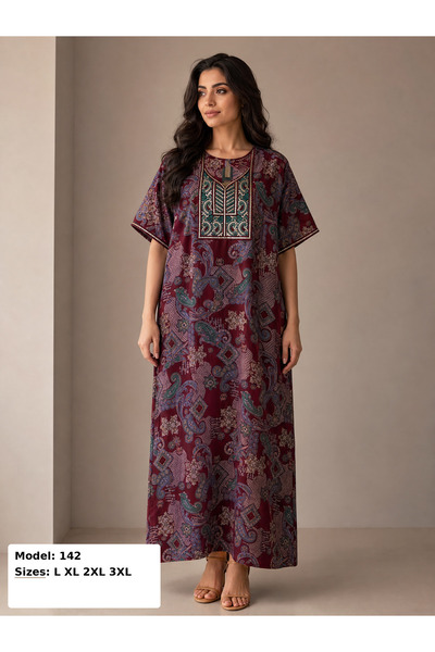 TUFAHA Cashmere Shirt with Embroidery on the Sleeve