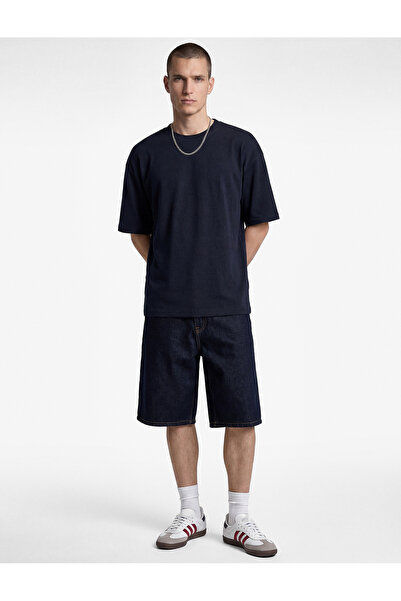 Koton Cotton Short Sleeve Crew Neck Basic Oversize T-Shirt