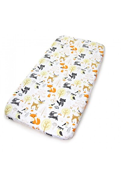 Kersten Cearceaf cu banda elastica pentru pat copii Kerstin Forest Friends, 1...