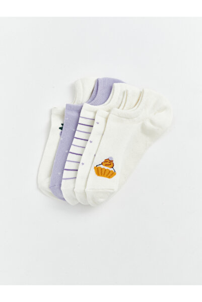LC Waikiki Șosete sport de damă cu model, pachet de 5