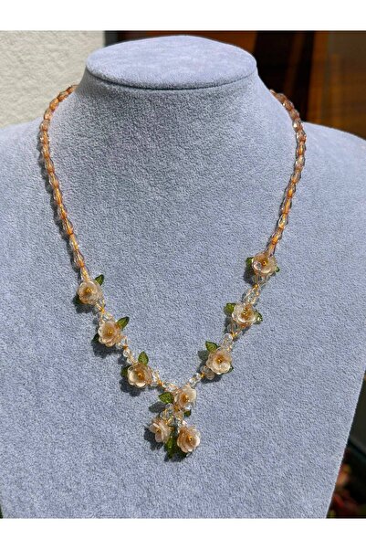 Gioriz Atelier White Blossom – Çiçekli Kolye & Bileklik Takı