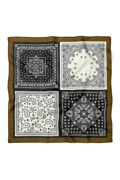 nehir eşarp وشاح بنمط عرقي ومربع 50x50 سم