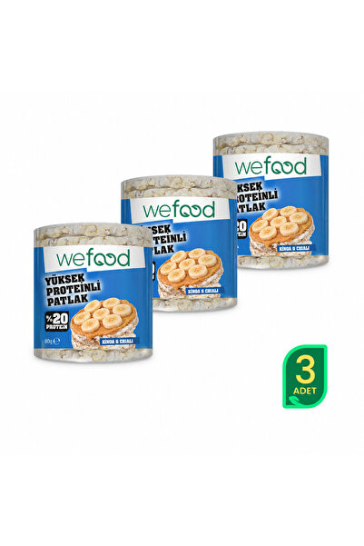 Wefood Kinoalı Protein Patlak 80 g 3'lü