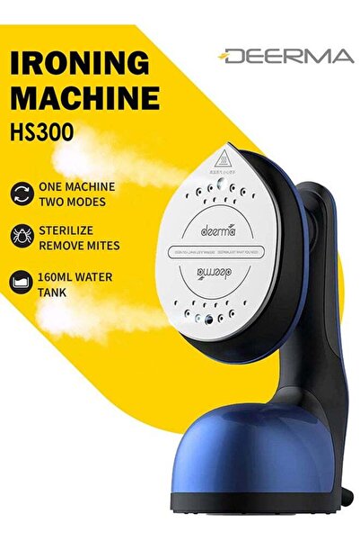 Deerma 2 In 1 Portable Garment Steamer Sterilizer Ironing Machine 160ml Remov...