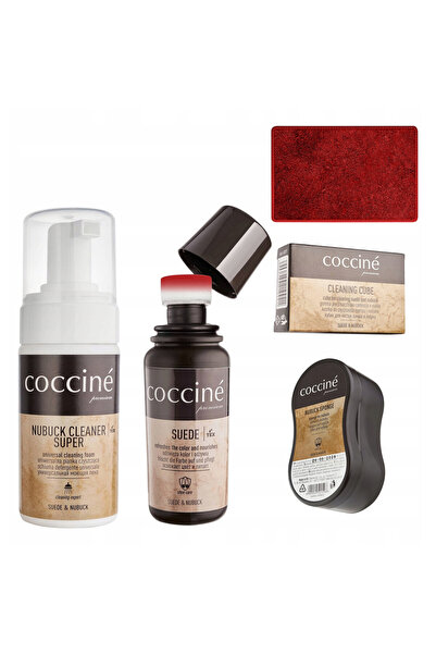 Coccine Set de ingrijire pentru piele intoarsa si nubuc, Coccine, 4 in 1, 100...