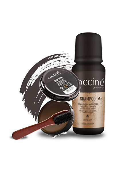 Coccine Set de ingrijire a incaltamintei, Coccine, 3 in 1, 75 ml sampon, 40 m...