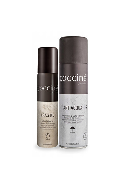 Coccine Set de ingrijire a incaltamintei, Coccine, Crazy Oil 75 ml + Antiacqu...
