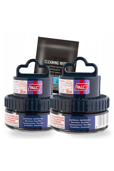 Palc Set ingrijire incaltaminte, deget, pasta crema 2 in 1, bleumarin, 50ml x...