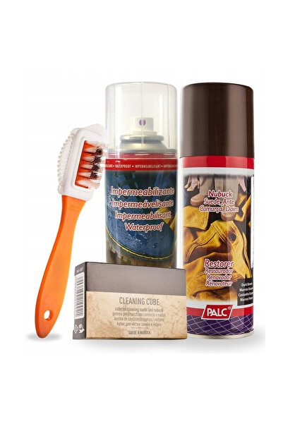 Palc Kit de renovare pentru piele intoarsa si nubuc, varf, maro inchis, 4 in ...