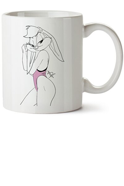 ET ERTAPASSAGE original creative designs Lola Buny Printed Porcelain Mug, Mac...