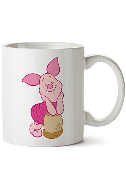 ET ERTAPASSAGE original creative designs Piglet Printed Porcelain Mug, Machin...