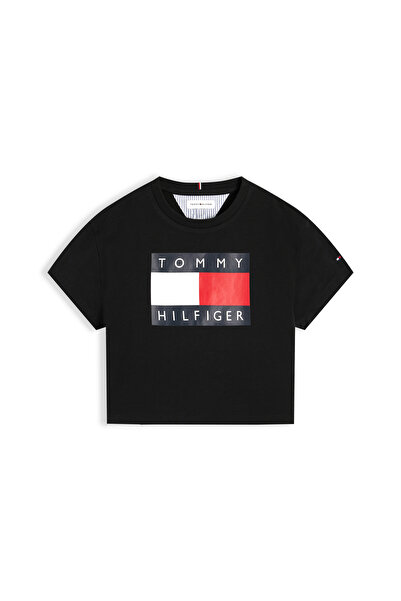 Tommy Hilfiger Black Girls T-Shirt