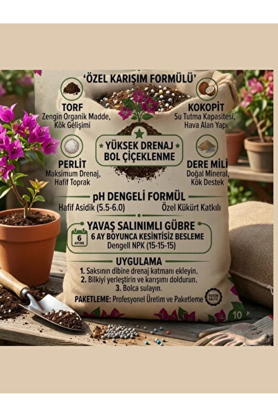 Begonvilist Profesyonel Begonvil Toprağı 5 Litre