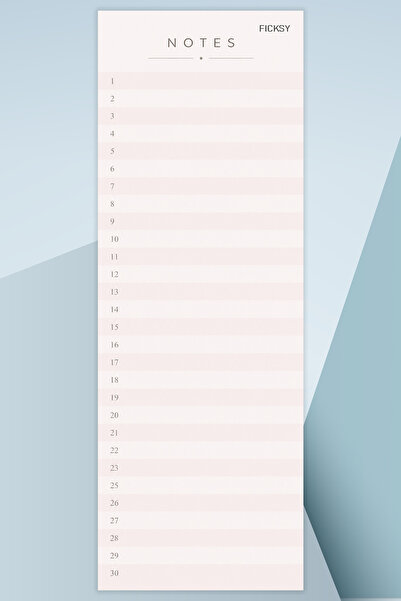 Ficksy To-Do List - 50 Sheets - 10.5*29.7 cm - to Do List - Checklist - Check...