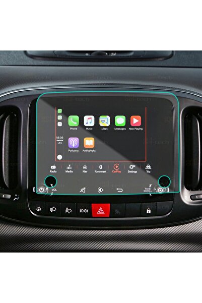 ael-tech Fiat 500 L Compatible Navigation 9H Nano Screen Protector 2018-2020