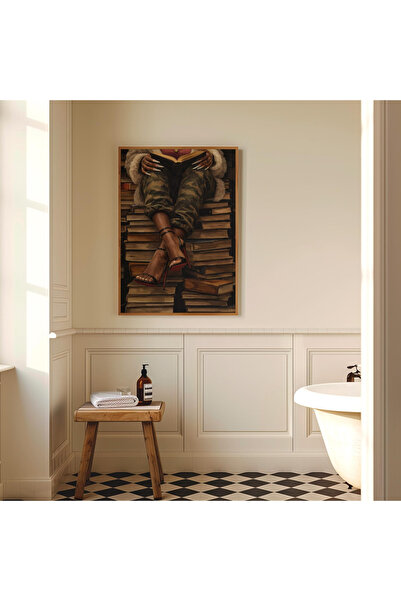 Tuba Decor Еднокомпонентна картина с дървена рамка