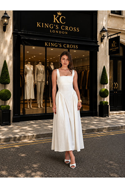 kings cross st store Groplu Çizgili Elbise