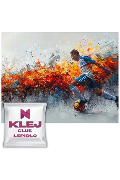 Naklejkomania Fototapet Pentru Tineret Cu Fotbal Pentru Decorarea Peretilor 2...