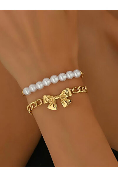 Styli Set of 2 - Bow Pearl Bracelet