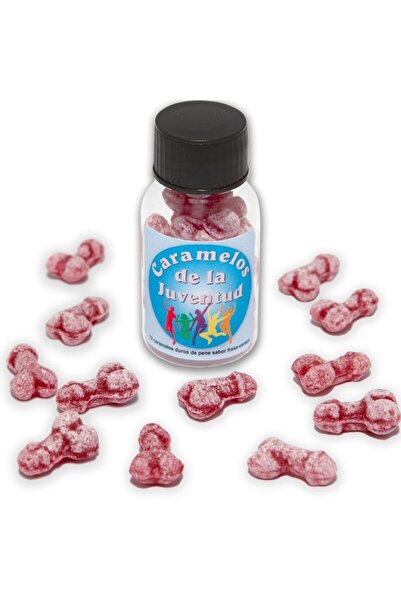 Diablo Picante – 12 Strawberry/Cherry Penis Candies