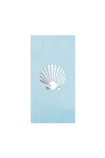 Story 33X33 cm Silver Foil Perla Oyster Shell Sea Marine Patterned 16-Piece 1...