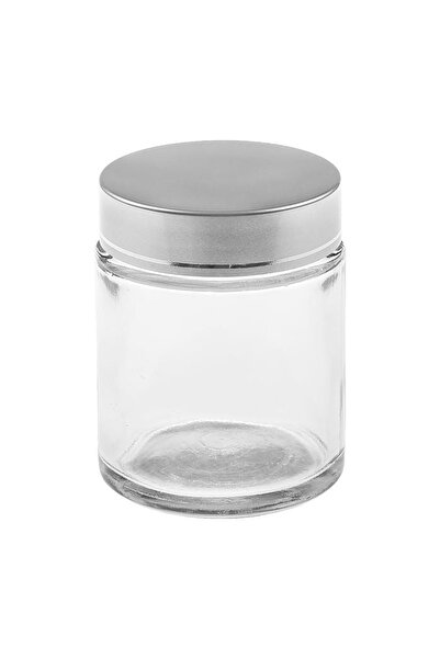 OEM Borcan de depozitare din sticlă, cu capac din aluminiu, 100 ml, practic p...
