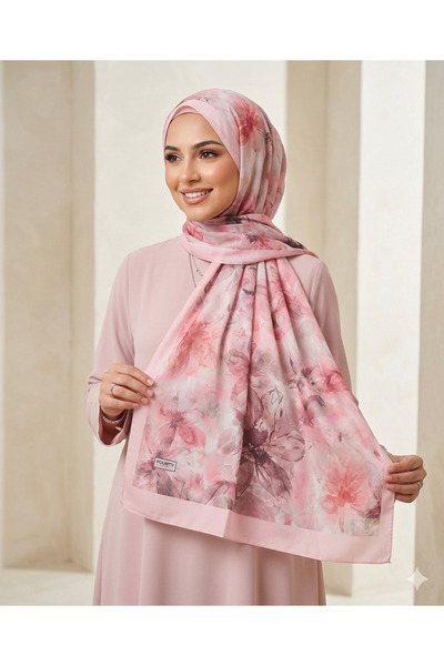 REMOMODA French Silk Shawl Tie-Dye Pattern, High Quality, Supple and Soft