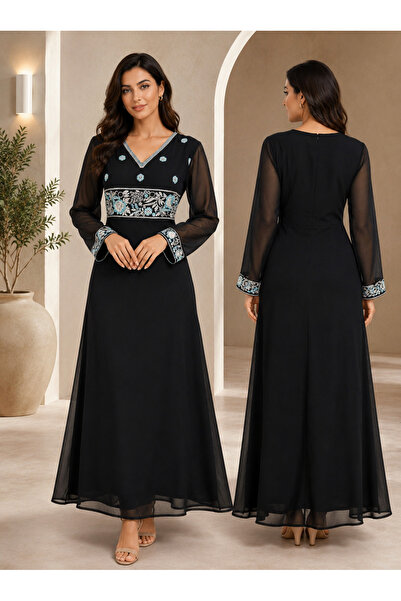 ASIAN Jalabiya Sena Women's Jalabiya with Stylish Prints Made from Soft Chiff...