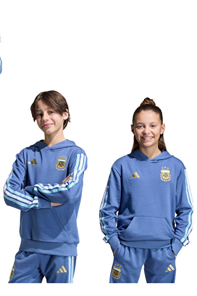 adidas Mavi Erkek Çocuk Sweatshirt JZ6304 AFA KIDS HD